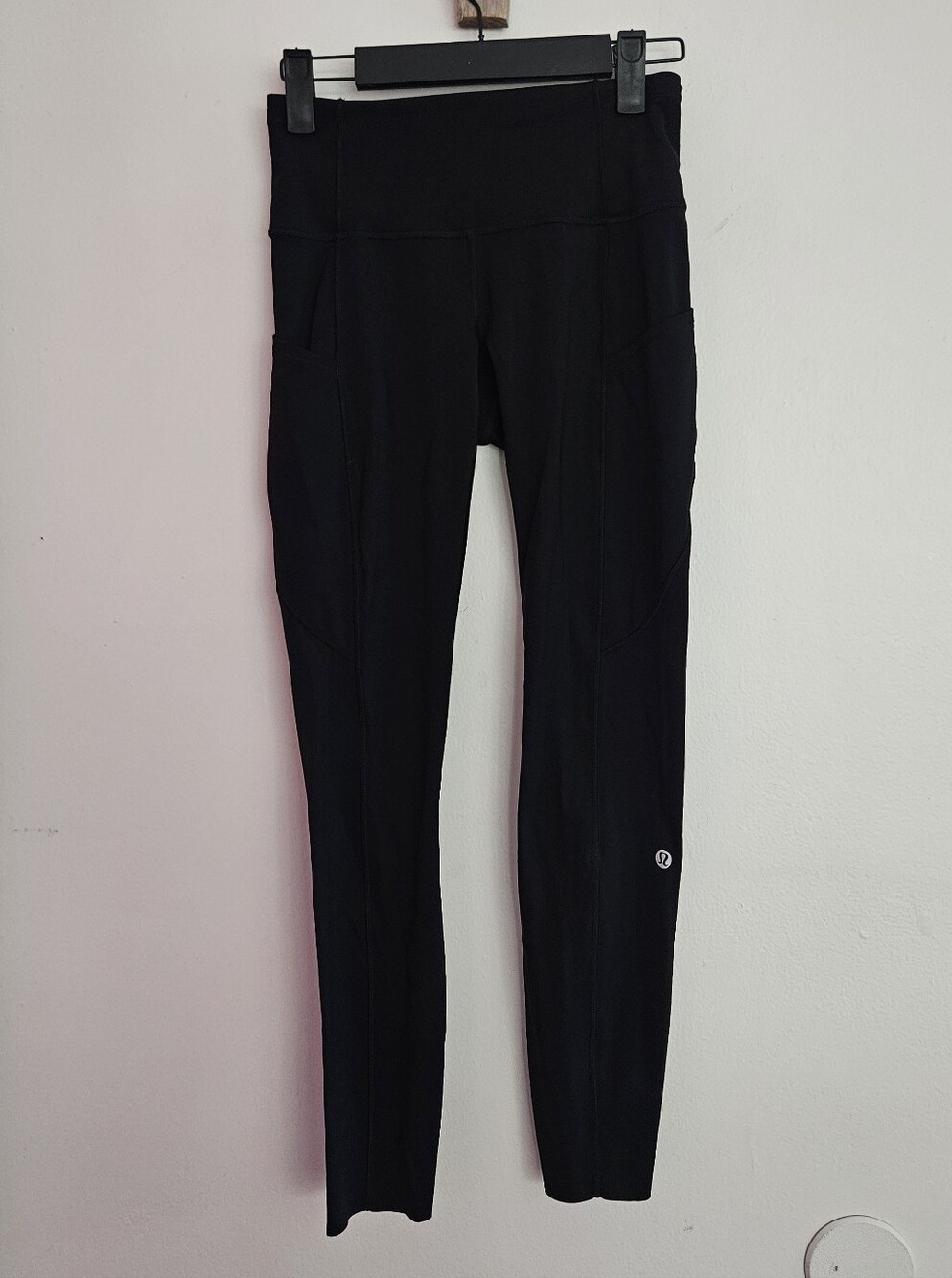 Lululemon Black High-Waist Pocket Leggings Full Length Size 4